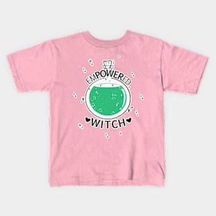 Empowered Witch (Green) Kids T-Shirt